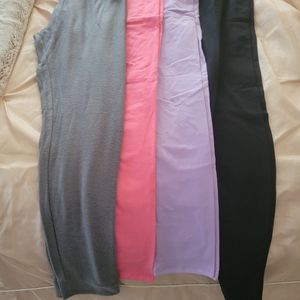 Girls leggings, 4 pair, size 14
